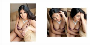 sexy purple lingerie