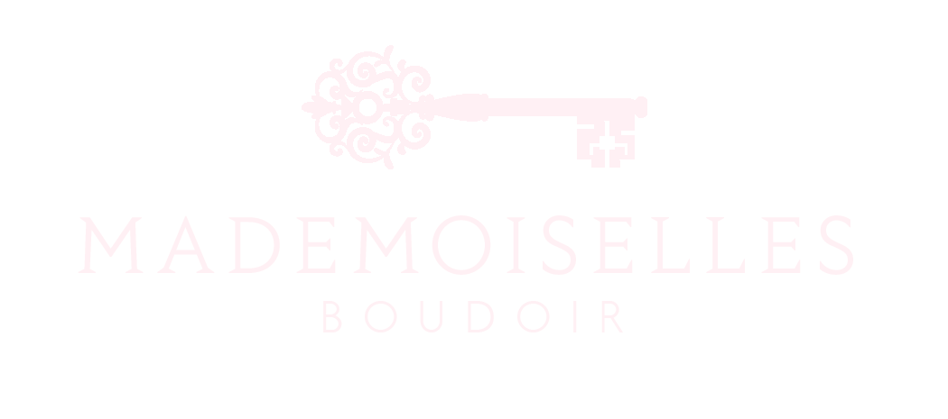 Pink logo for Mademoiselles Boudoir